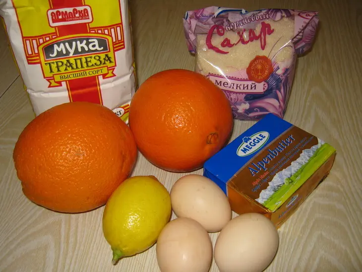 Пирог "лия" и десерт: шаг 1