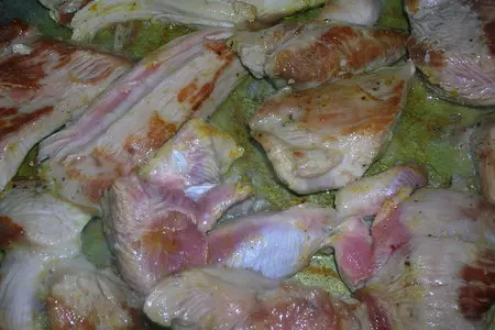 Слоеные пирожки с индейкой карри и беконом: шаг 3