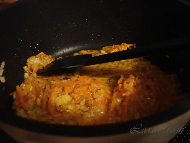 Фальшивый плов (с курицей, ягодами и орехами): шаг 9