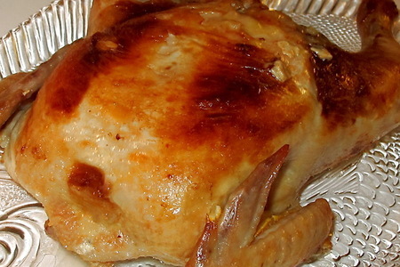 Курица без костей,  фаршированная рисом и грибами: шаг 1