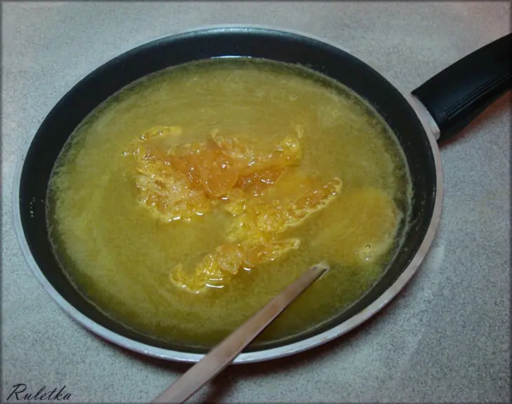 Манник с грецкими орехами и апельсиновым сиропом.: шаг 13
