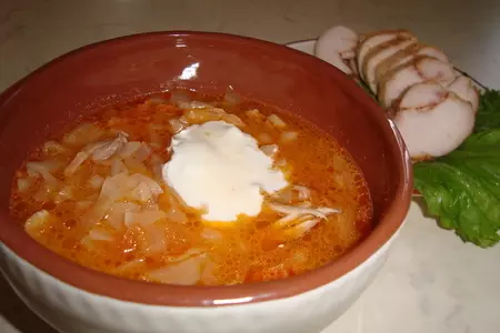 Куриный суп с капустой: шаг 1