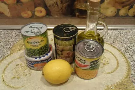 Салатик "на скорую руку": шаг 1