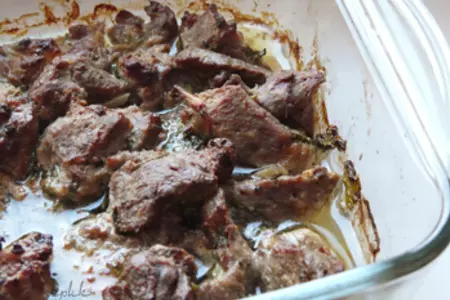 Пряная, нежная баранина, запеченнная с помидорами.: шаг 9