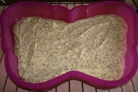 Медовый кекс с маком: шаг 4