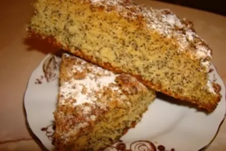 Медовый кекс с маком: шаг 7