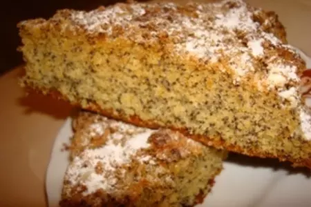 Медовый кекс с маком: шаг 8