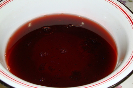 Кекс  на  вишневом  соке: шаг 3