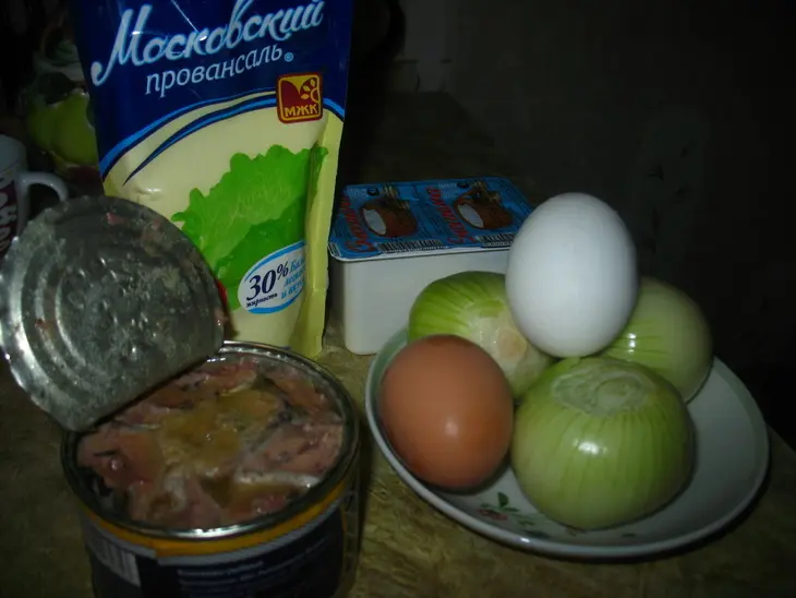 Рыбный пирог: шаг 1