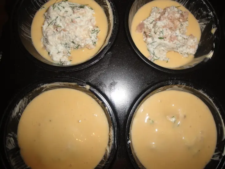 Блинные чашечки с ароматной начинкой: шаг 1