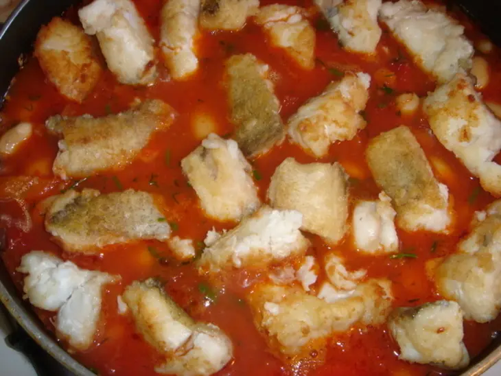 Рыбное рагу с овощами и фасолью: шаг 5