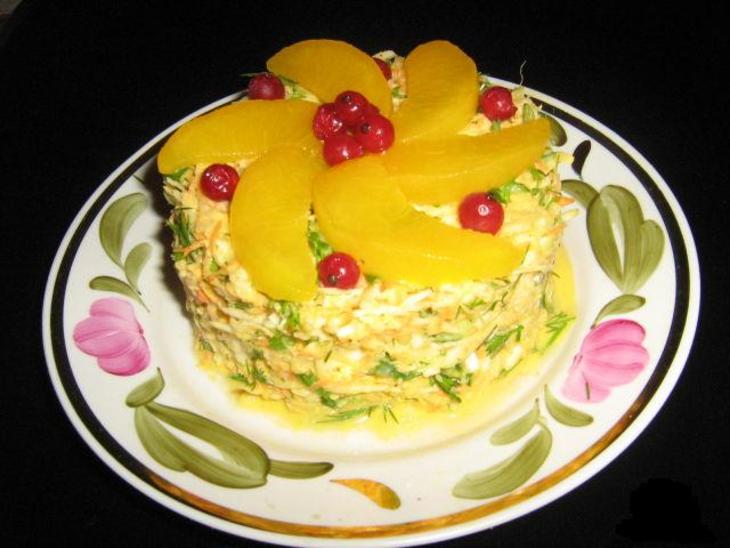 Овощной салат с постным ореховым соусом-майонезом.: шаг 1