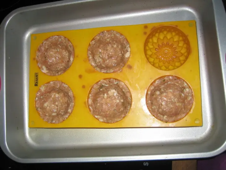 Мясные корзиночки: шаг 4