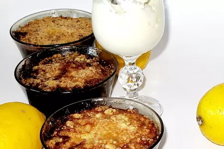 Лимонный крамбл с имбирем и изюмом: шаг 13