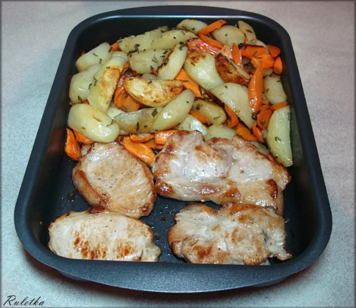 Филе свинины с ореховой крошкой и розмарином.: шаг 8