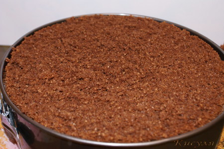 Шоколадно-гречневый торт с карамельно-цитрусовым кремом: шаг 6