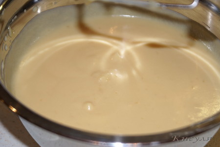 Шоколадно-гречневый торт с карамельно-цитрусовым кремом: шаг 9