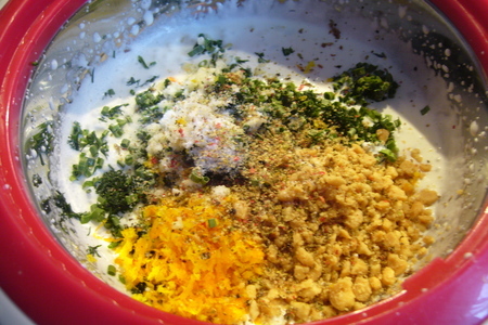 Сметанный соус-крем с зеленью и ароматом апельсина: шаг 2