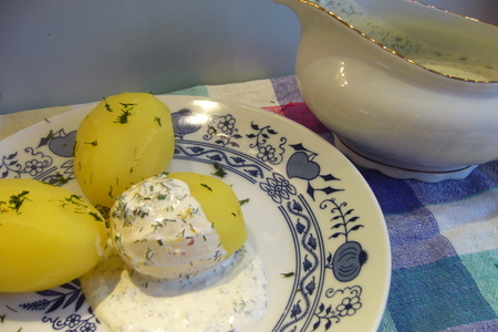 Сметанный соус-крем с зеленью и ароматом апельсина: шаг 3