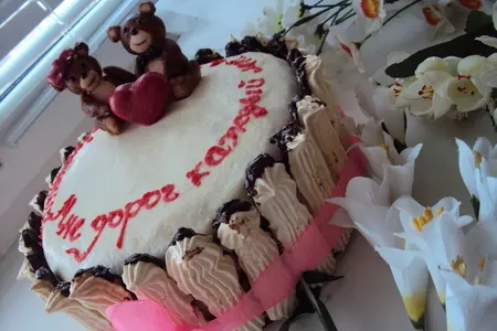 Торт "для моего защитника": шаг 14