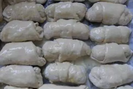 Пирожки с рисом и яйцом: шаг 20