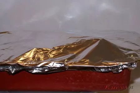 Рулет из бедра индейки с горчично-ореховой начинкой: шаг 4