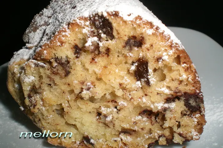 Сметанный кекс с шоколадом и черносливом: шаг 6