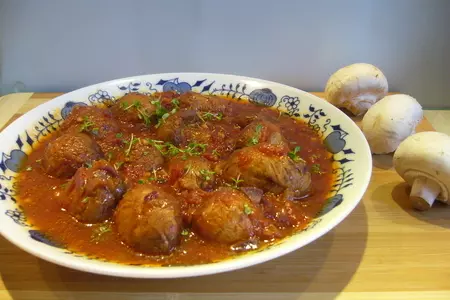 Сhampignons „à la grecque” (шампиньоны по-гречески): шаг 7