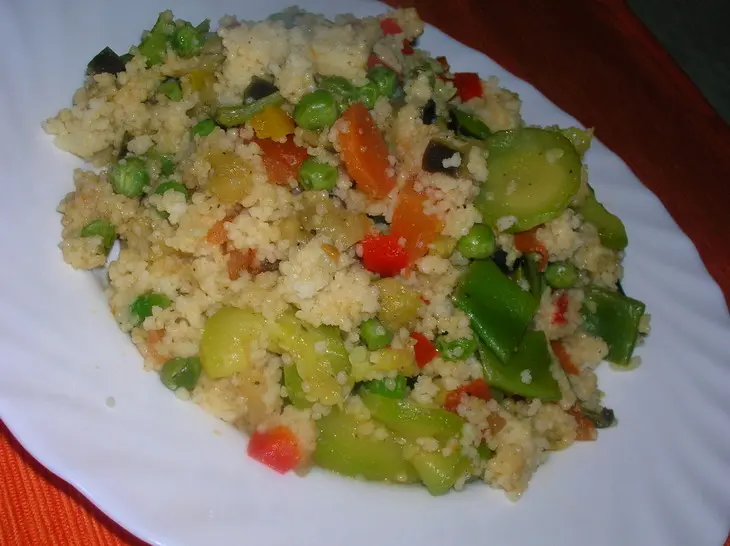 Кускус с весенними овощами или мое первое знакомство с кускусом: шаг 6