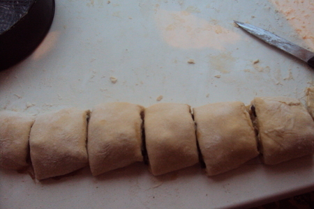 Коричные булочки с крем-чизом (cream cheese cinnamon rolls): шаг 9