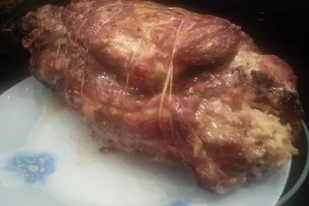 Праздничный мясной рулет: шаг 7