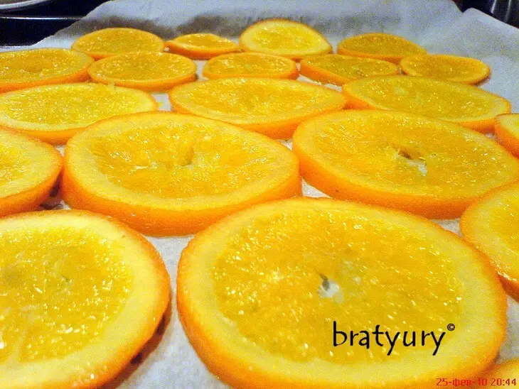 Мандарины и апельсины карамелизированные в шоколаде: шаг 6