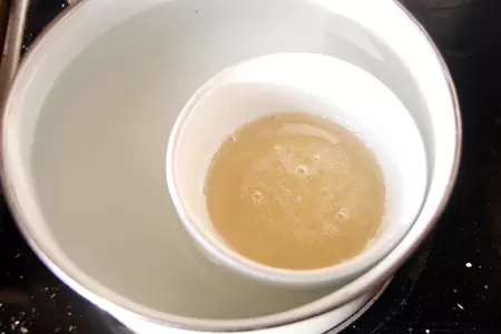 Желе из зеленого чая с мятой: шаг 1