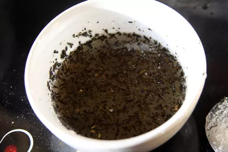 Желе из зеленого чая с мятой: шаг 2