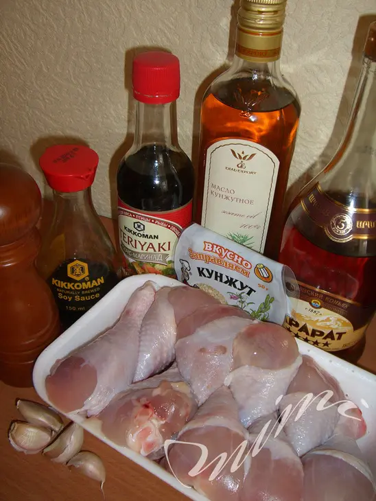 Куриные ножки в кунжуте: шаг 1