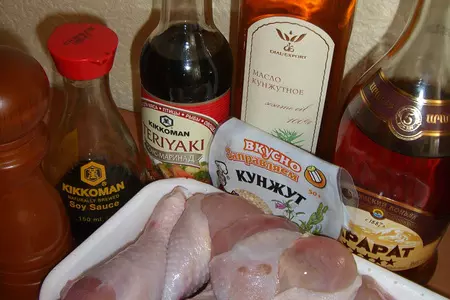 Куриные ножки в кунжуте: шаг 1