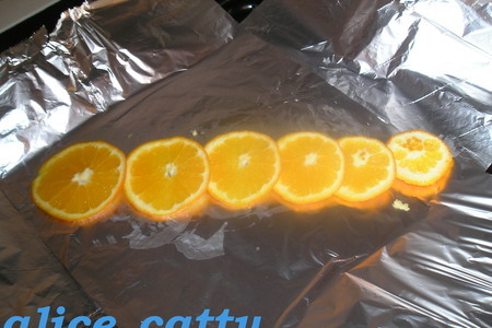 Кефаль с имбирем в апельсинах: шаг 4
