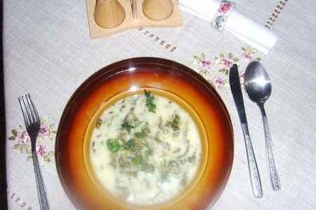 Шпинатный суп по болгарски: шаг 4