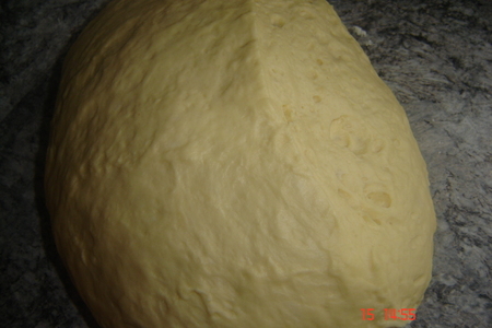 Дрожжевое тесто для пирогов  и беляшей: шаг 2