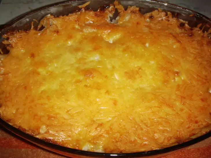 Запеканка мясная"под шубой": шаг 5