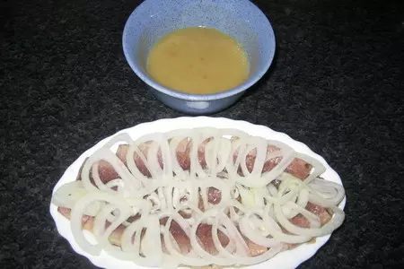 Селедка в горчичном соусе: шаг 2
