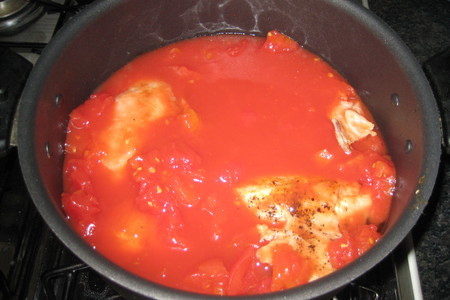 Курица в томатном соусе: шаг 4