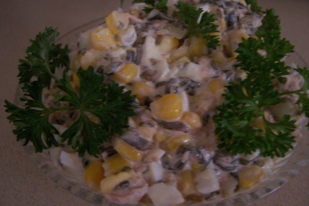 Салат из морской капусты с тунцом.: шаг 4