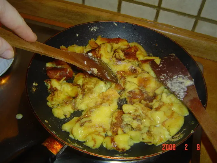Немецкий императорский десерт kaiserschmarn: шаг 5