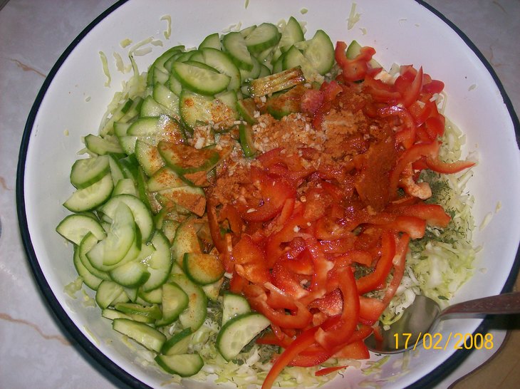 Витаминный салат на каждый день: шаг 2