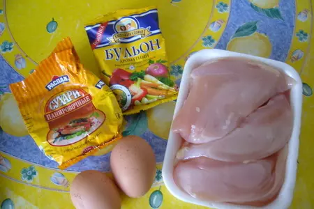 Филе куры с хрустящей корочкой: шаг 1