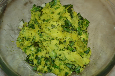 Ала паратха (лепешки с картофельной начинкой): шаг 2