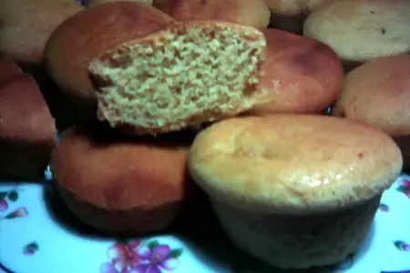Кукурузно-медовые булочки (постные): шаг 7