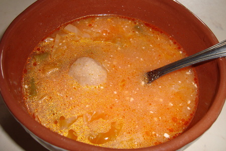 Суп с фрикадельками: шаг 1