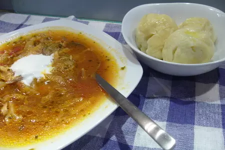 Борщ с галушками (полноценный обед): шаг 7